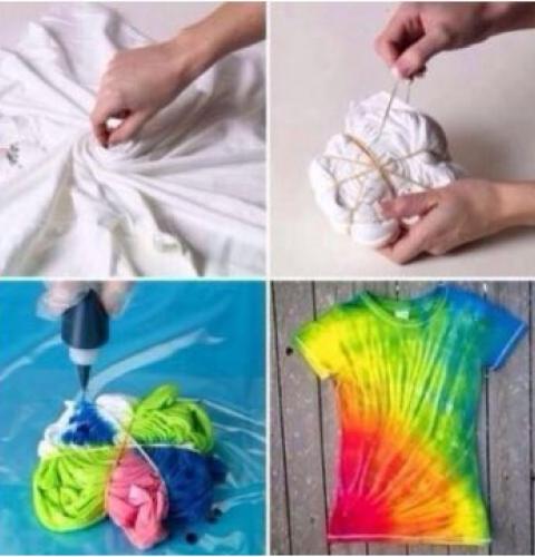 Tie Dye & T-Shirt Cutting at Te Mana Cafe with OB Arts Collective