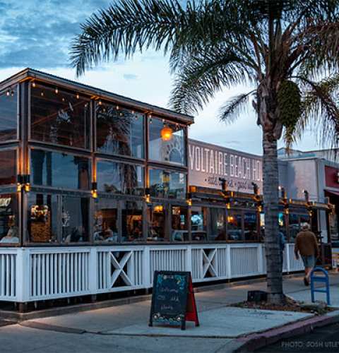 Ocean Beach News Article: The Voltaire Beach House open for take-out!