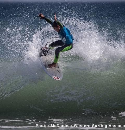 Western Surfing Association Surf Contest at Avalanche Beach