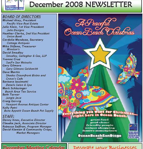 Ocean Beach MainStreet Association Newsletter November 2008