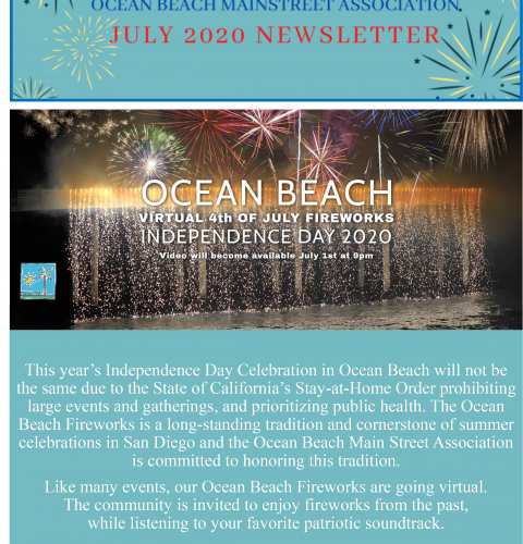 Ocean Beach MainStreet Association Newsletter July 2020 