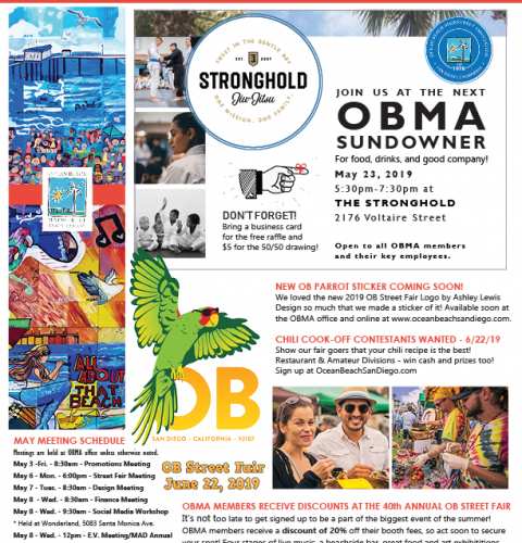 Ocean Beach MainStreet Association Newsletter May 2019