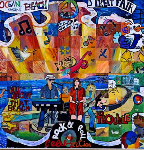 Ocean Beach Street Fair & Chili Cook-Off Festival Community Mural
