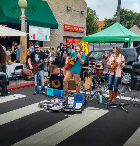 Local Musicians Playing at OB Farmers Market