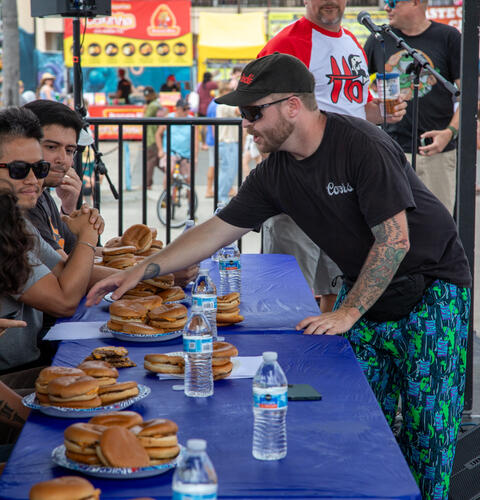 Photo of: 2026 Hodads Burger Eating Competition