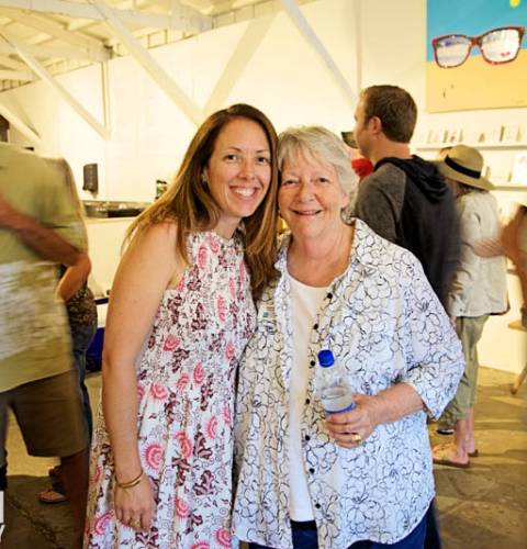 Photo of: OB Pier 50th Anniversary Art Show Reception at Teeter
