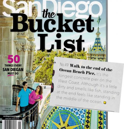 Photo of: San Diego Magazine Bucket List Issue