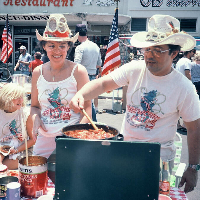Click to view History of the OB Street Fair & Chili Cook-Off page