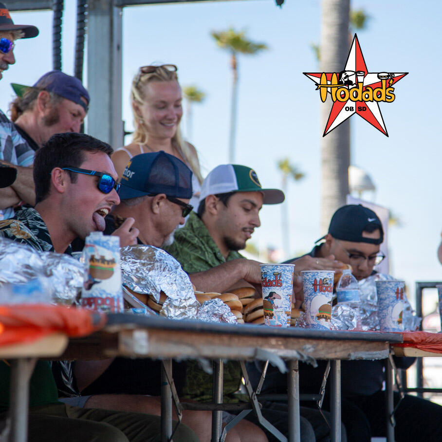 Click to view Hodad's Burger Eating Contest page