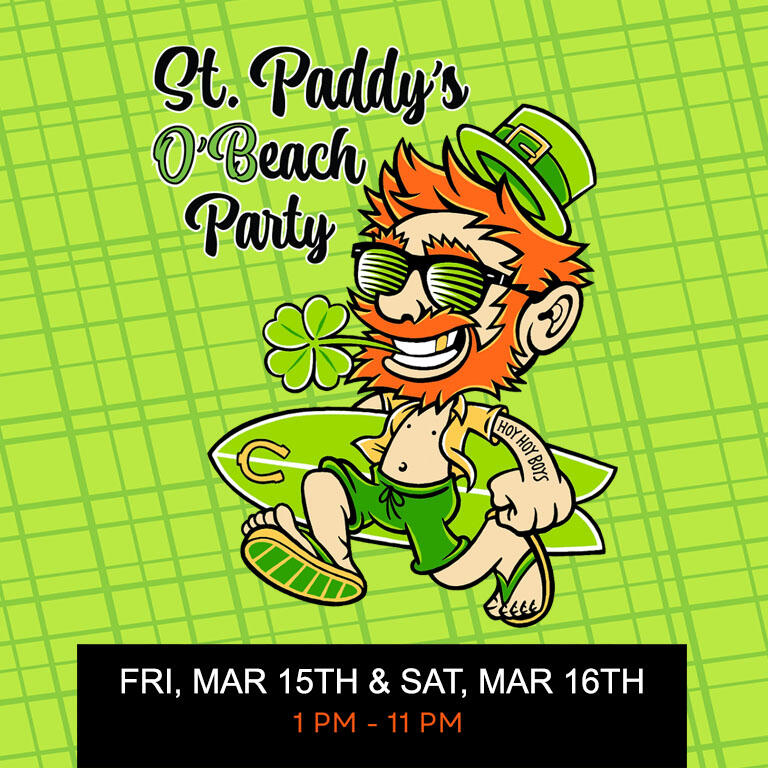 Click to view St. Paddy's O'Beach Party page