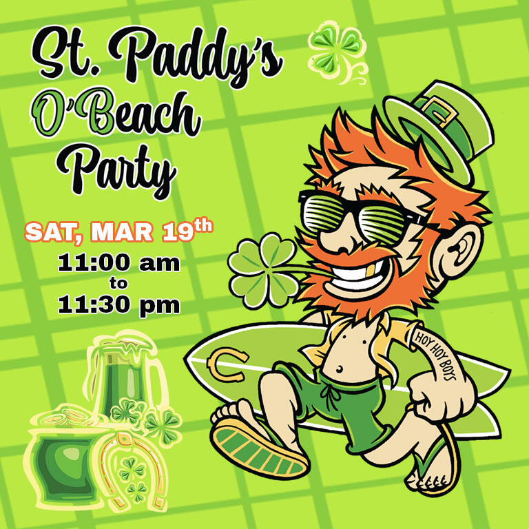 Click to view New St. Paddy's O'Beach Party page