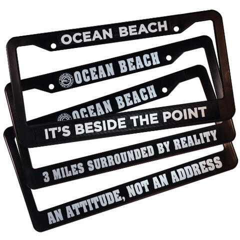 Ocean Beach Product: License Plate Frames