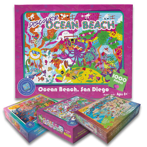 Click to view OB Puzzles products Ocean Beach Product: Puzzles