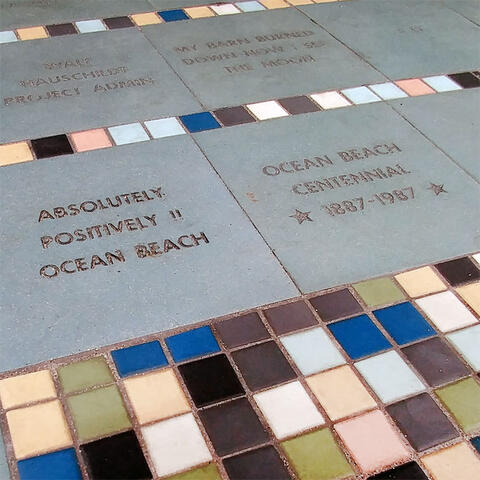 Ocean Beach Product: Duplicate Commemorative Tile