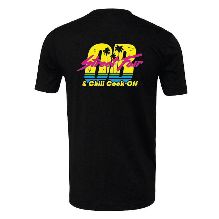 Ocean Beach Product: OB Street Fair and Chili Cook-Off T-Shirt 2025