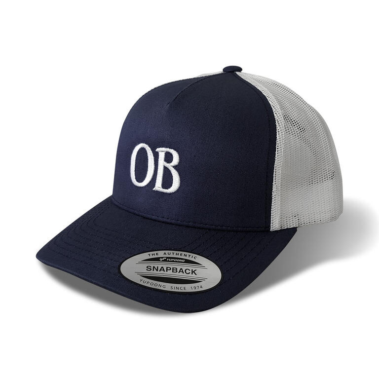 Ocean Beach Product: OB Trucker Hat (navy/white)