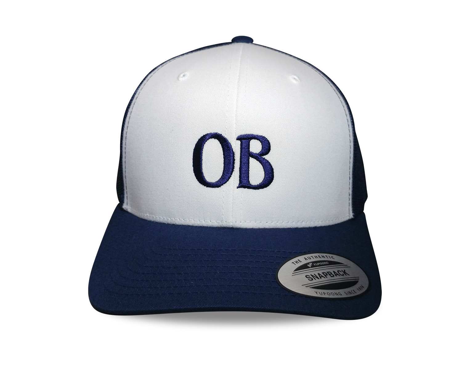 OB Trucker Hat (white/navy)