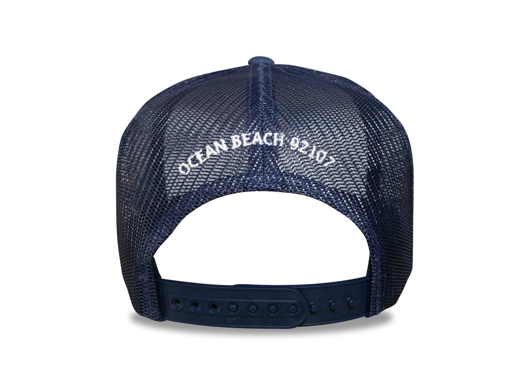Dark blue trucker hat deals
