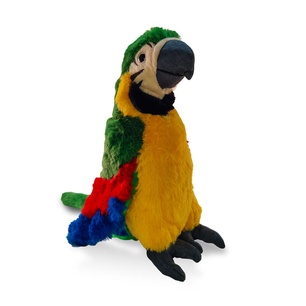Plush Parrot Green