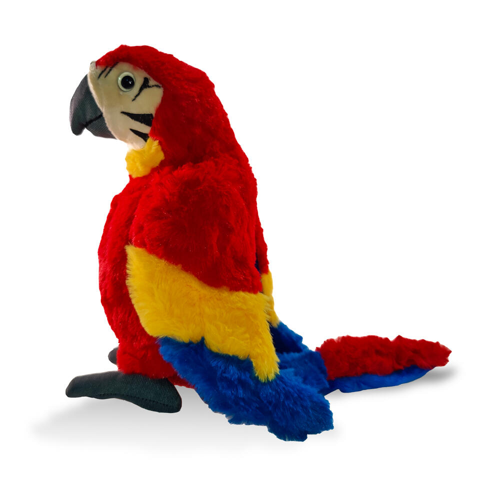 Plush Parrot Red