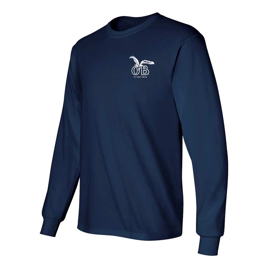 Navy long top t shirt