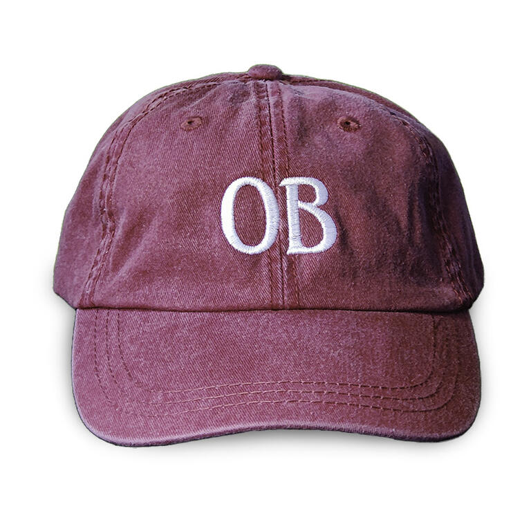 Ocean Beach Product: OB Ballcap, Maroon