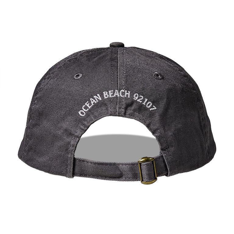 Ocean Beach Product: OB Ballcap, Charcoal Gray