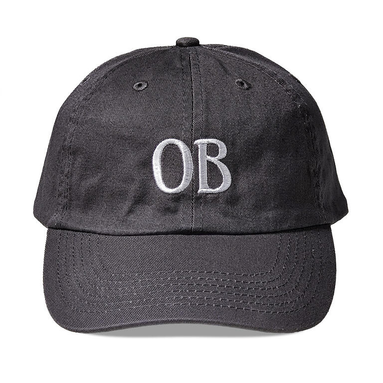 Ocean Beach Product: OB Ballcap, Charcoal Gray