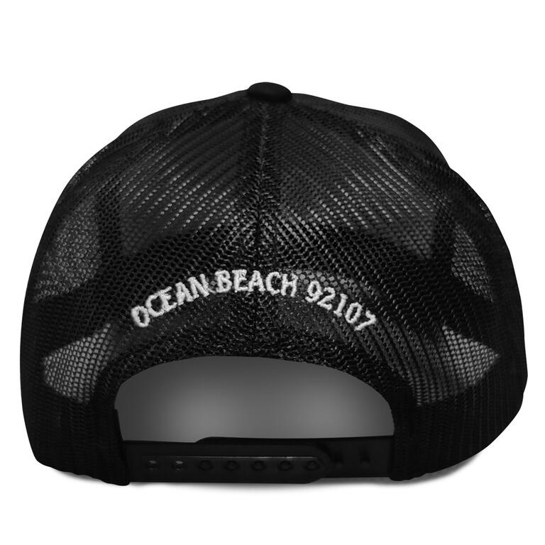 Ocean Beach Product: OB Trucker Hat (black/black)