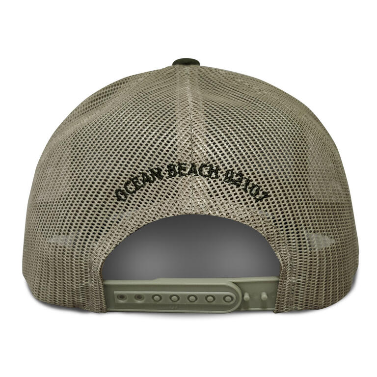 Ocean Beach Product: OB Trucker Hat (green)