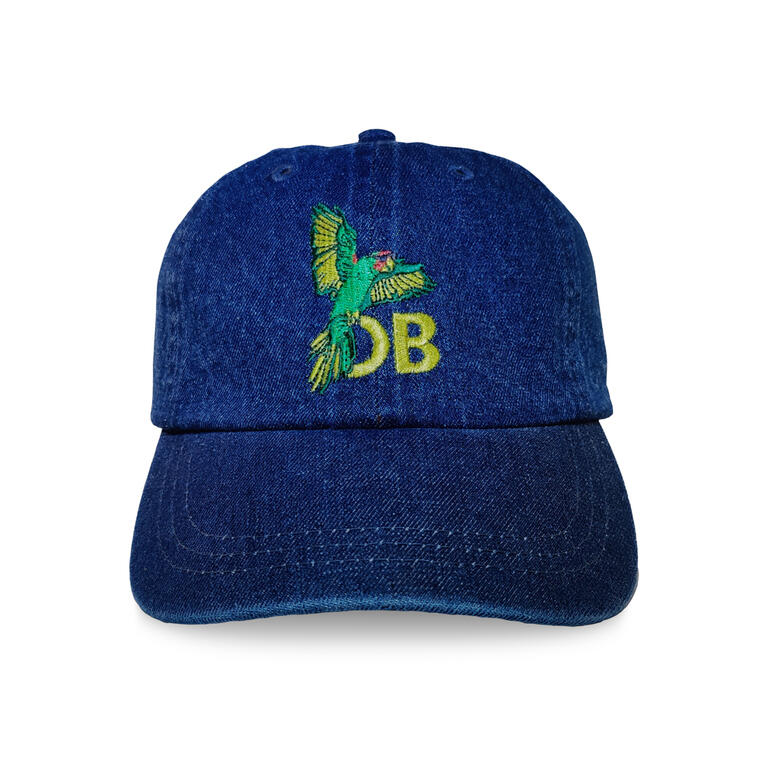 Ocean Beach Product: OB Ballcap, Parrot Dark Blue Denim